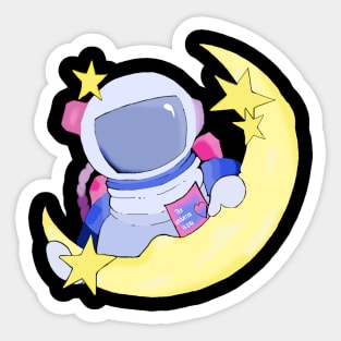 Bisexual Astronaut Sticker